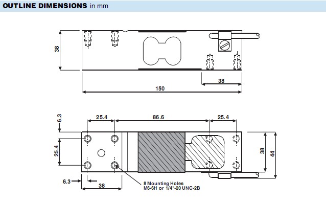 1242-100kg稱重傳感器